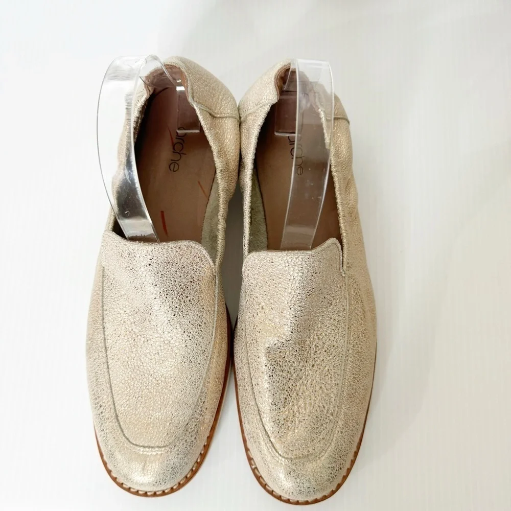 Arche Gold Metallic Danock Mocassins Shoes Size 41 or 9.5 US - Picture 6 of 10